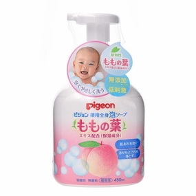 Pigeon - Medicated Baby Body Foam Wash with Peach Leaf Extract - 450ml -Made in Japan