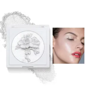 Plum Blossom Face Highlight and Contour Powder by Fit Colors, 3D Sculpted Highlight and Shadow (1, 1)