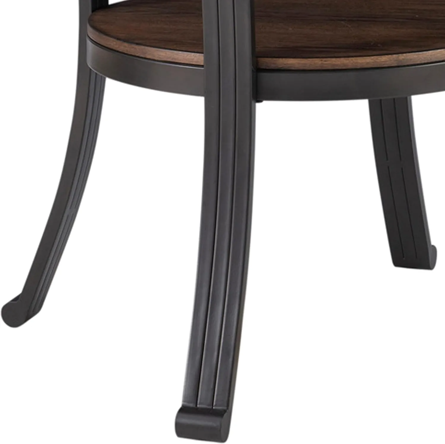 Powell Furniture Franklin Side Table, Small, Brown