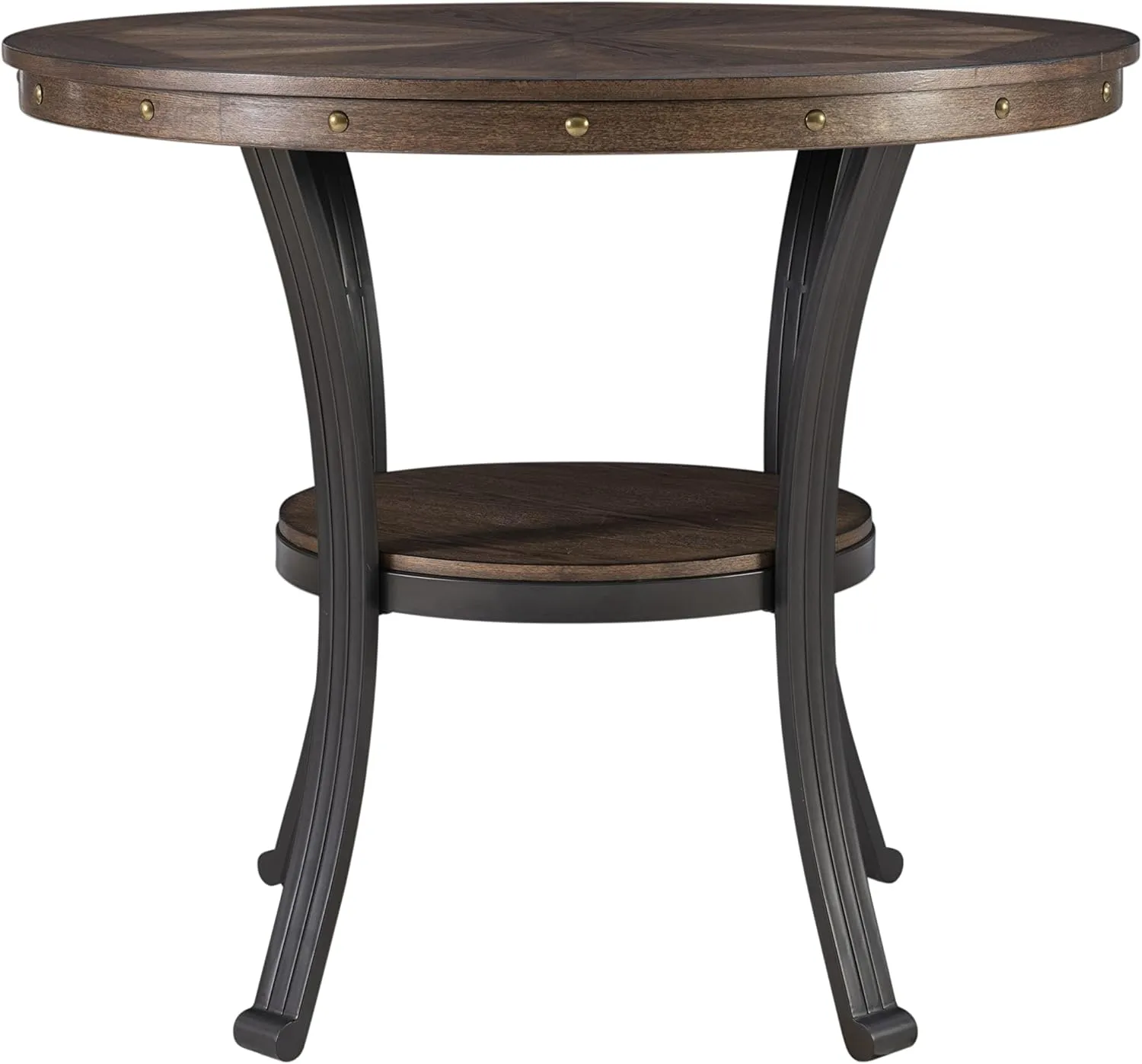Powell Furniture Franklin Side Table, Small, Brown