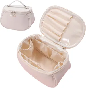 Premium Quality Bag with Dual Zippers Ample Storage and Durable Handle, Perfect for Women's Travel and Vanity Set