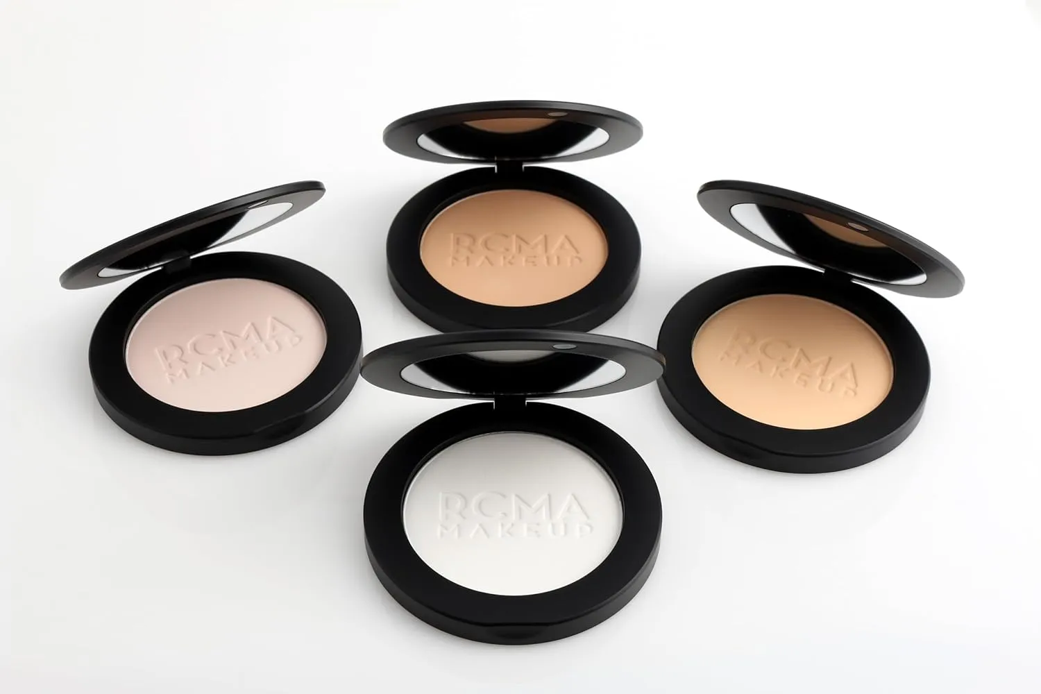 RCMA Makeup Premiere Pressed Powders | Setting Powder | Talc Free | Vegan | Flawless Finish | Lasting Perfection | Professional Makeup (No Color Powder)
