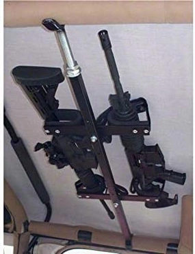 RED ROCK Overhead Gun Rack Quick-Draw for Tactical Weapons Fits Jeep Wrangler YJ/TJ/JK & JL 1987-2020