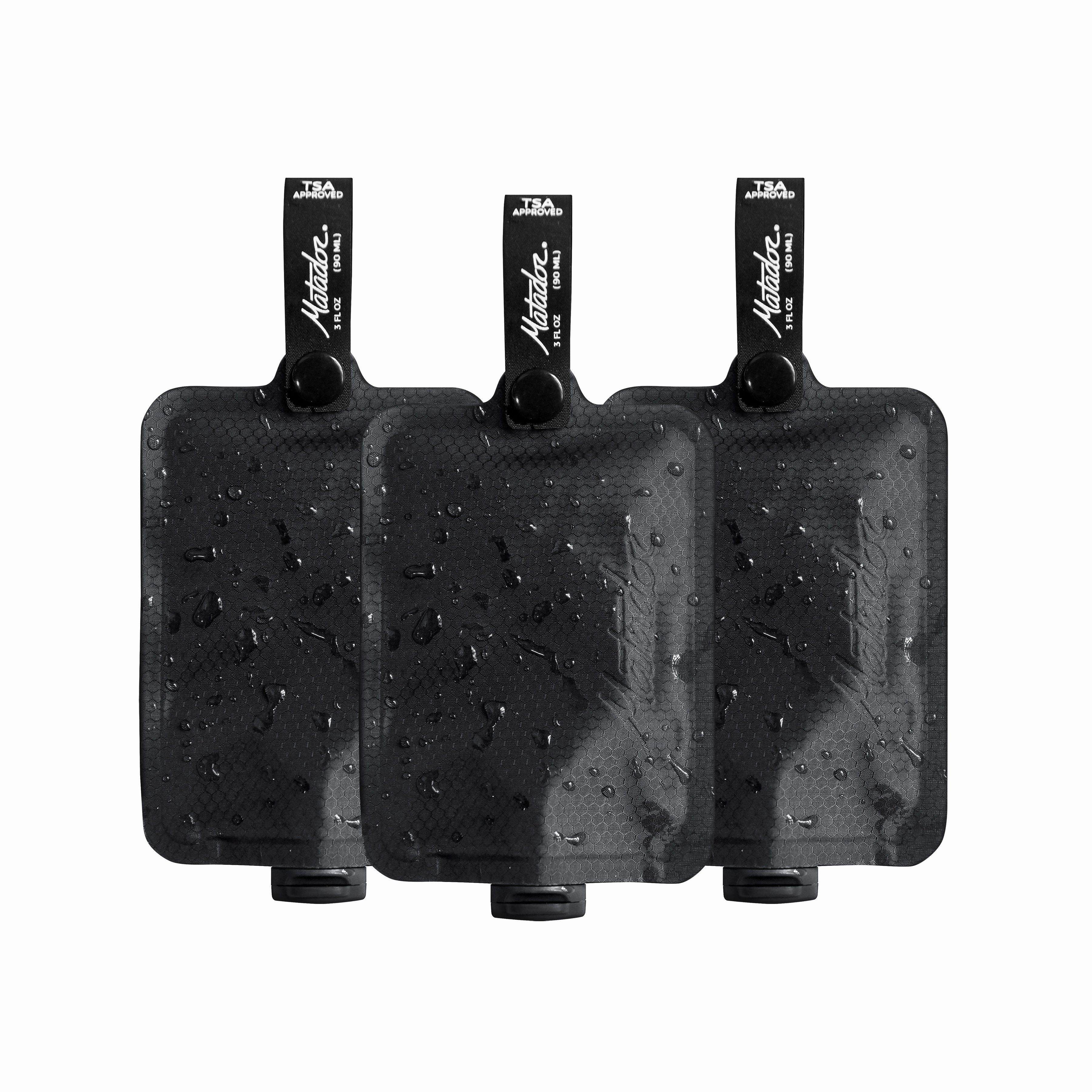 Refillable Toiletry Bottles (3-Pack)