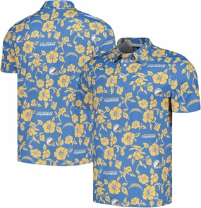 Reyn Spooner Men's Powder Blue Los Angeles Chargers Pua Performance Polo
