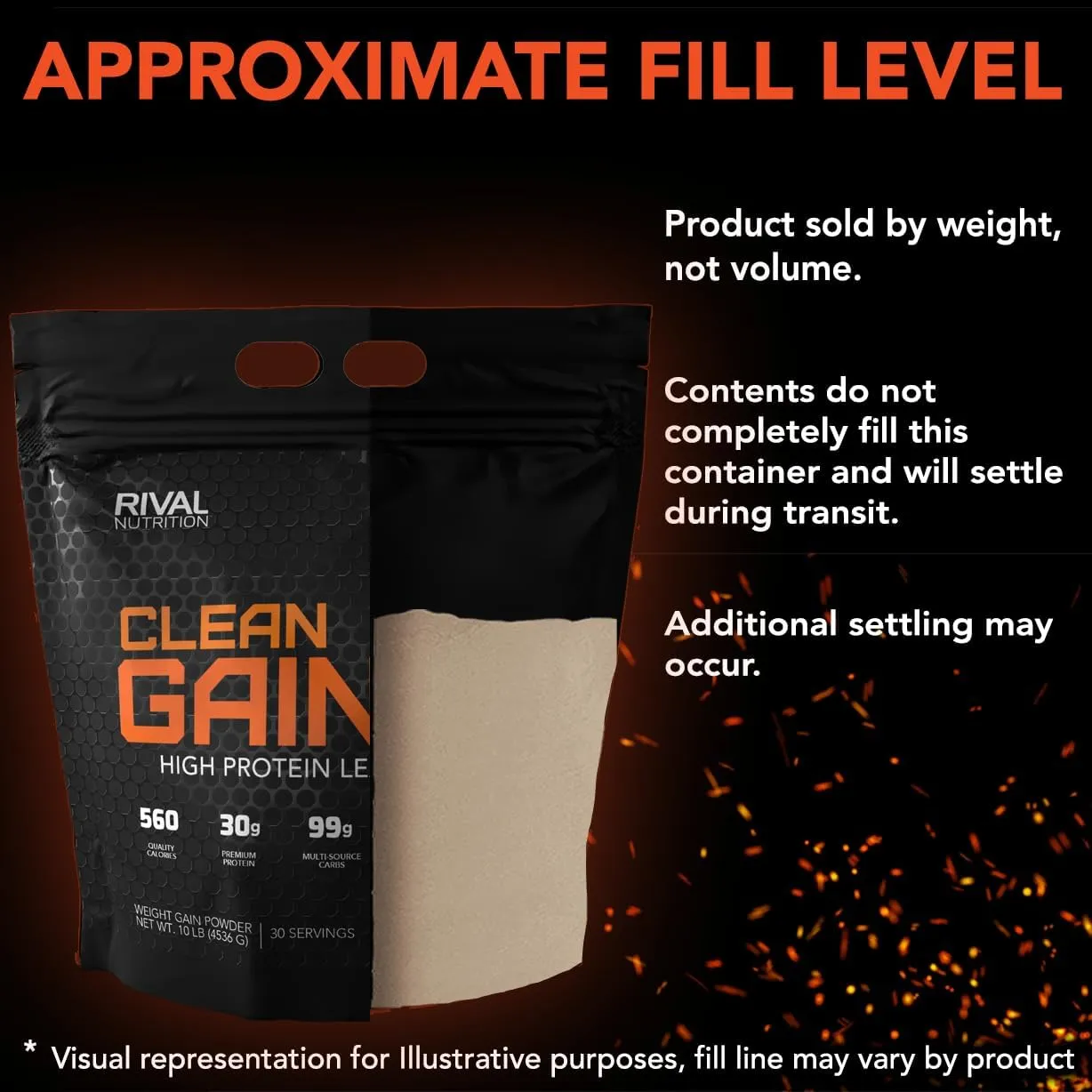 RIVAL NUTRITION Clean Gainer - Soft Serve Vanilla 12lb