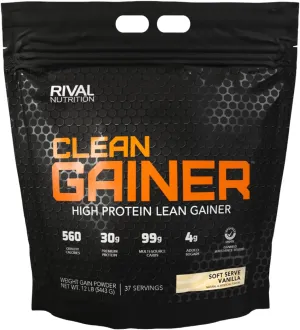 RIVAL NUTRITION Clean Gainer - Soft Serve Vanilla 12lb
