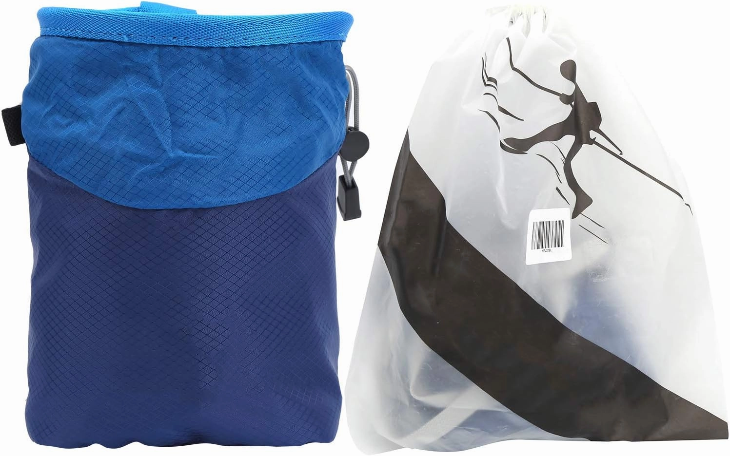 Rock Climbing Magnesium Powder Bag Large Capacity Storage Drawstring Sealing Nylon Flannel 2 Colors Mountaineering Camping