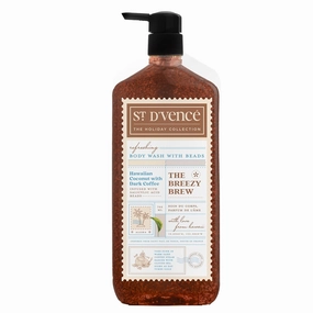 S.t D.’.v.e.n.c.e Breezy Brew Salicylic Acid Body Wash Shower Gel for Women & Men with Coffee & Coconut | Deep Cleansing, Paraben & SLS Free | Body Wash for Summer - 700 ml