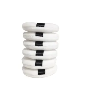 SBTRKT 6 PCS Makeup Puff Set Sponge Makeup For Women Cosmetics Make Up Instruments Powder Foundation Tools Blenders (Color : White 6 PCS)