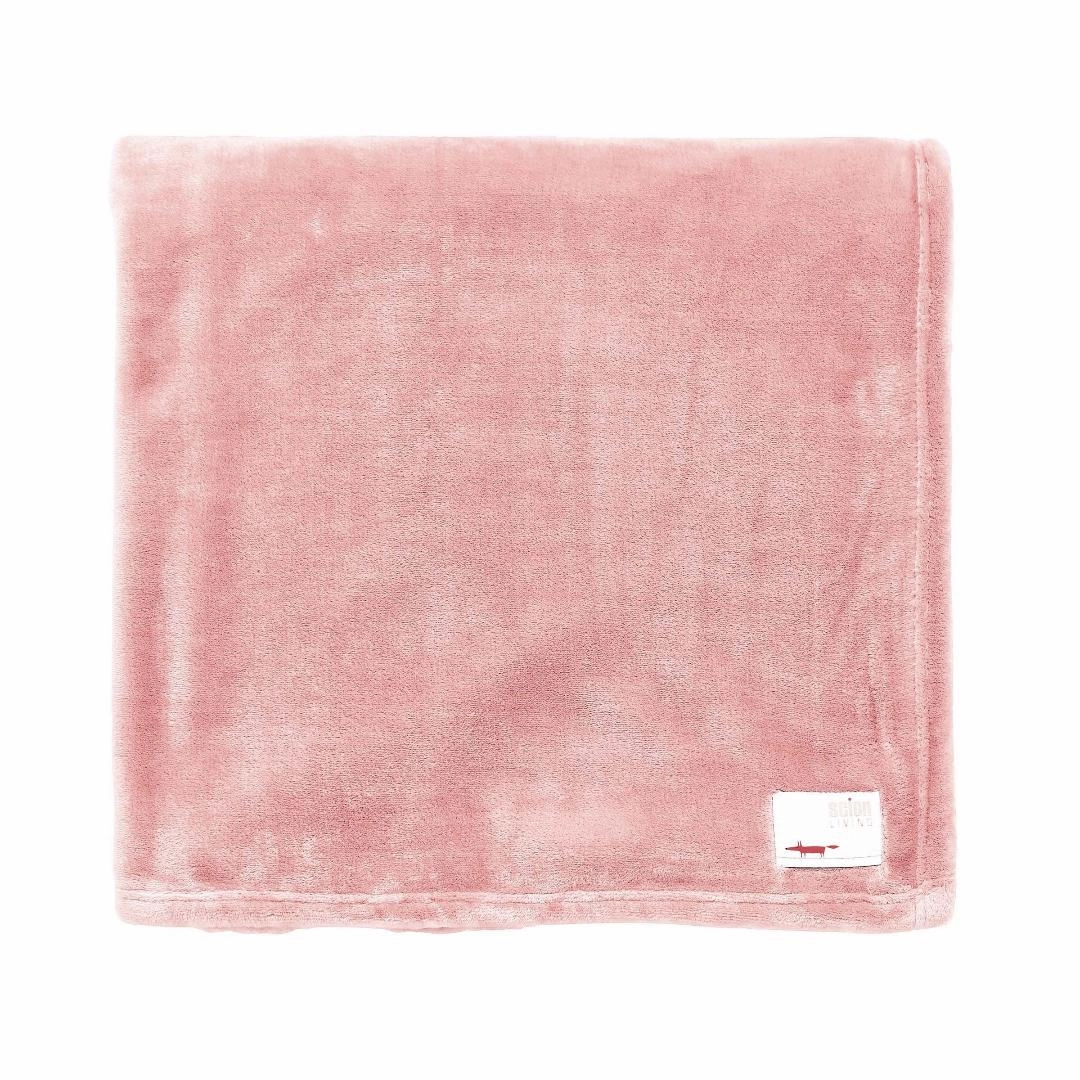 Scion Soft Fleece Throw, Blush