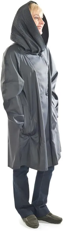 Short Donatella Fashion Travel Raincoat