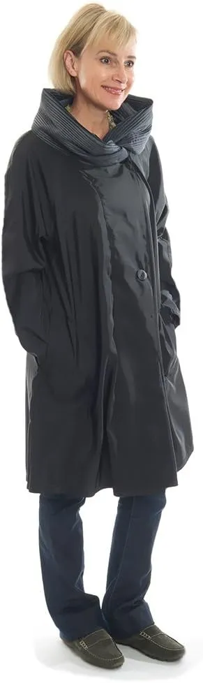 Short Donatella Fashion Travel Raincoat