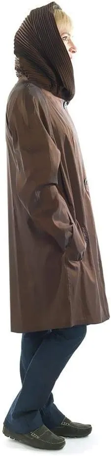 Short Donatella Fashion Travel Raincoat