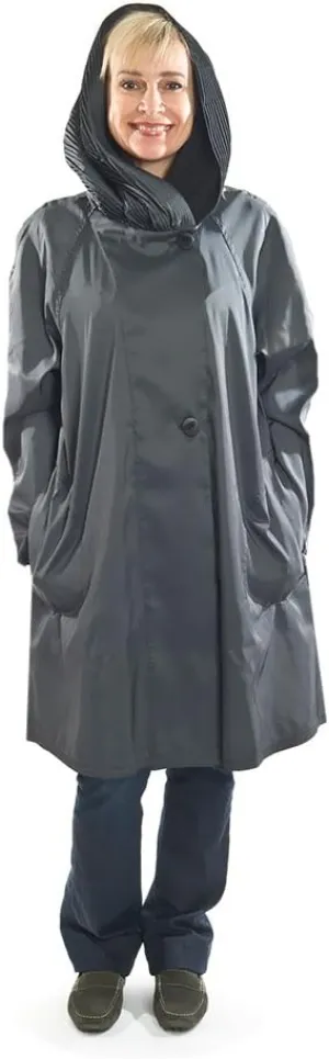 Short Donatella Fashion Travel Raincoat
