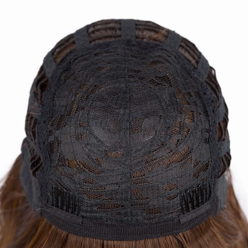 Short Curly Wigs with Bangs for Women 14 Inches Wavy Bob Wig Synthetic Heat Resistant Fiber Wigs (27-30)