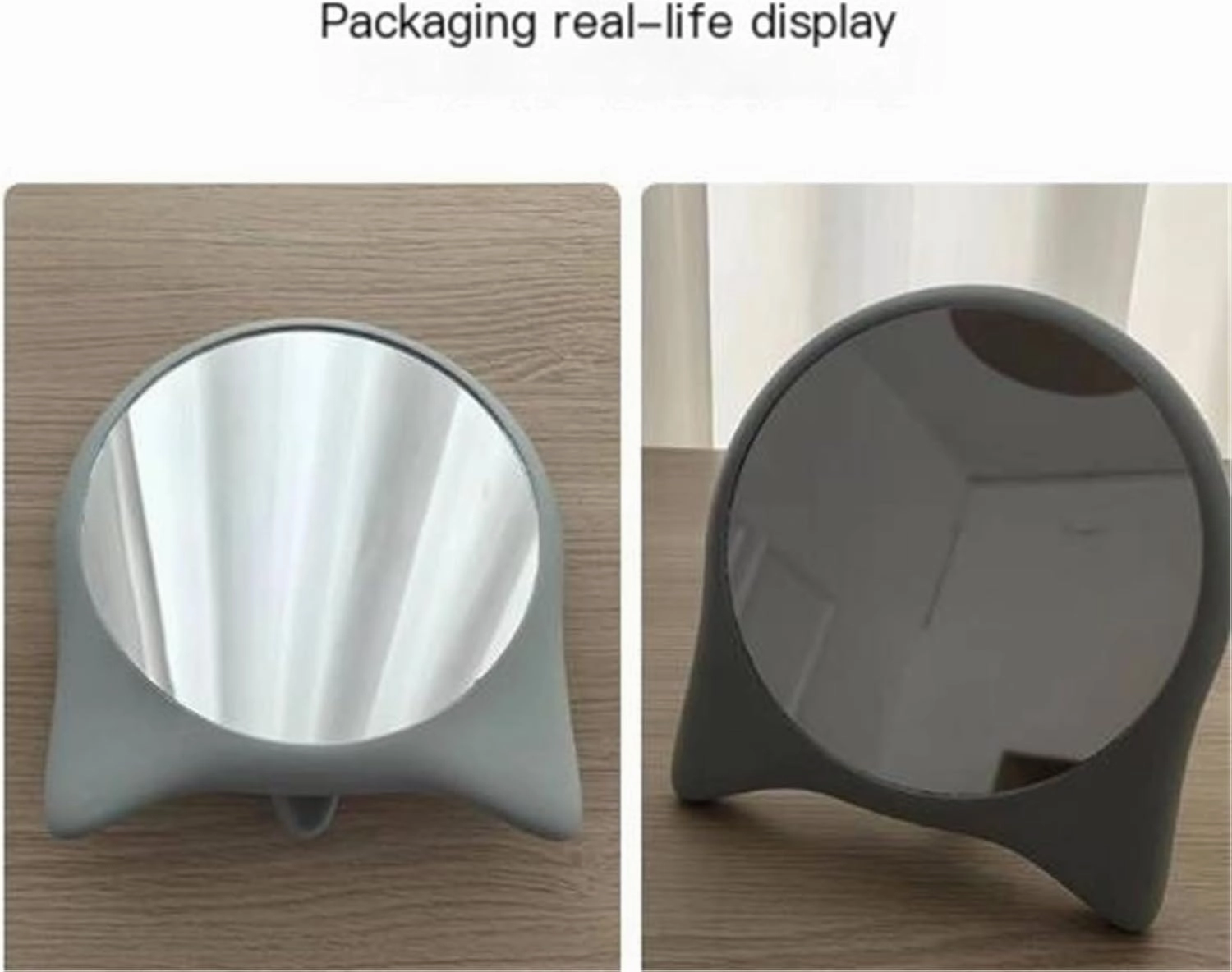 Simple Beauty Mirror Home Desktop Desktop Dressing Mirror Female Student Dormitory Foldable Wall-Mounted Makeup Mirror
