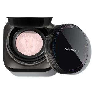 Soft Focus Loose Setting Powder, Waterproof, Matte, Oil Control, Shine Free, Talc-Free Face Powder Makeup, 24H Longwear Finishing Powder, 01 Pink