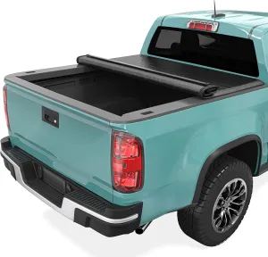 Soft Roll Up Truck Bed Tonneau Cover Fit for Chevy Colorado/GMC Canyon 2015-2025 5.2 ft Bed