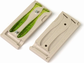 Soft Plastiс Mold Lure Making Injection Molds Fishing Lures Keitech Easy Shiner 4'' Two Cavity