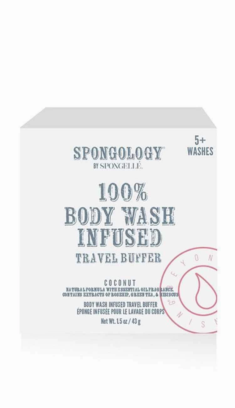 Spongology 100%  Infused Travel Buffer - Coconut