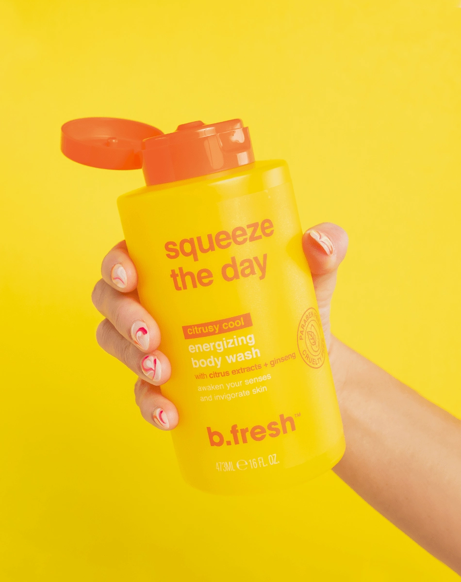 squeeze the day energizing body wash