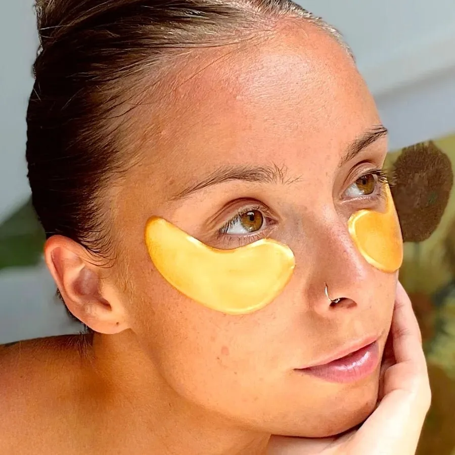 Summer Salt Body Vegan Collagen Eye Mask Gold