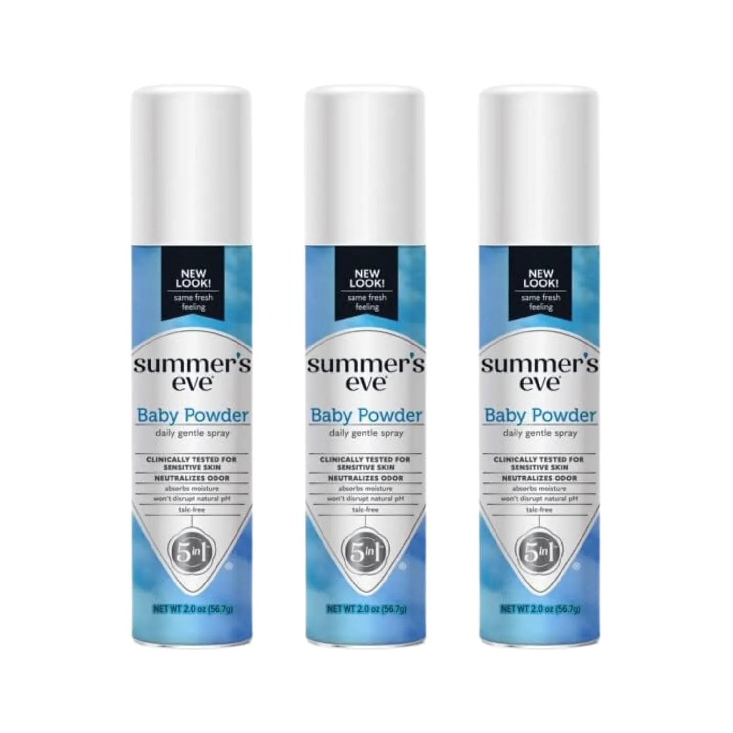 Summers Eve Freshening Spray 2 Ounce Baby Powder (59ml) (3 Pack)