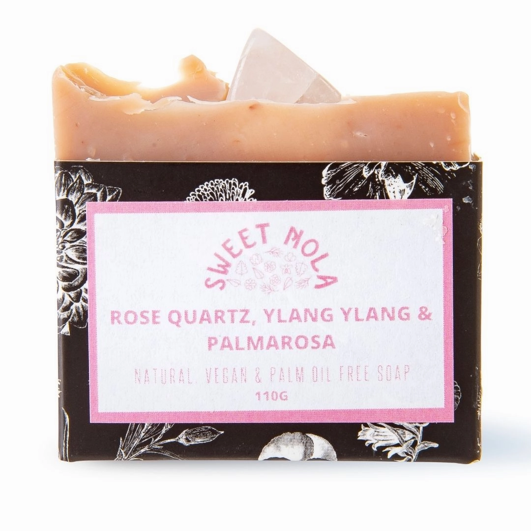 Sweet Nola - Rose Quartz, Ylang Ylang & Palmarosa Bar Soap