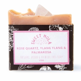 Sweet Nola - Rose Quartz, Ylang Ylang & Palmarosa Bar Soap