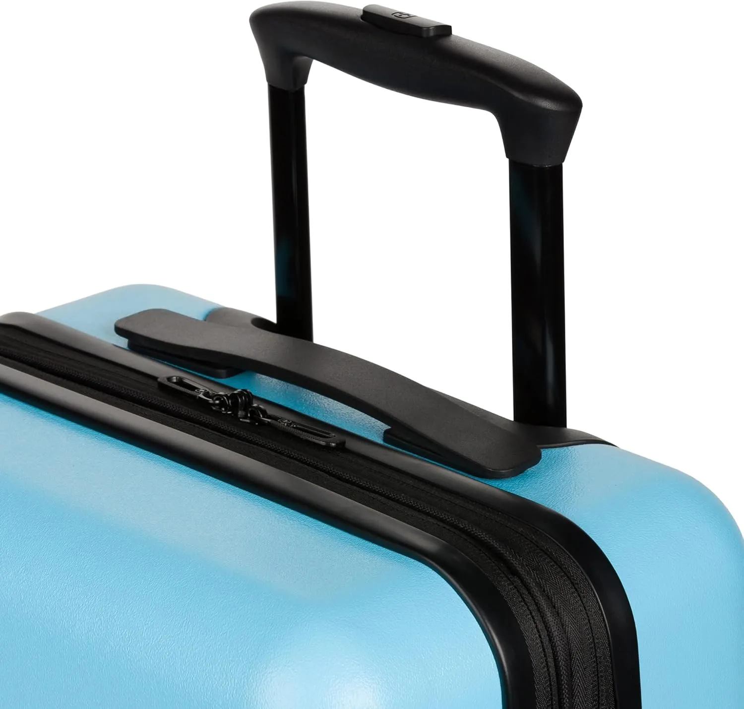 SwissGear 8020 Eclipse Hardside Expandable Luggage with Spinner Wheels, Powder Blue, Carry-On 18-Inch
