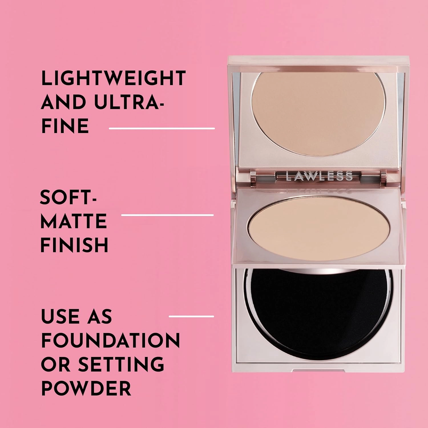 Talc-Free Skin-Smoothing Perfecting Powder - Fair - Premium Makeup, Skin Smoothing Powder with Natural Ingredients, Ultra-Fine Soft Focus Setting Powder, Talc Free - 0.34 oz