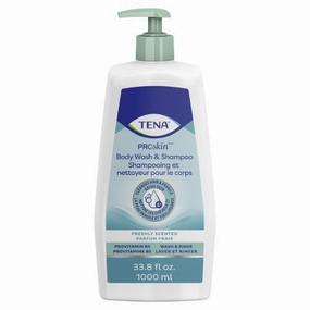 TENA ProSkin - Shampoo and Body Wash 33.8 oz. Pump Bottle Unscented - 64343