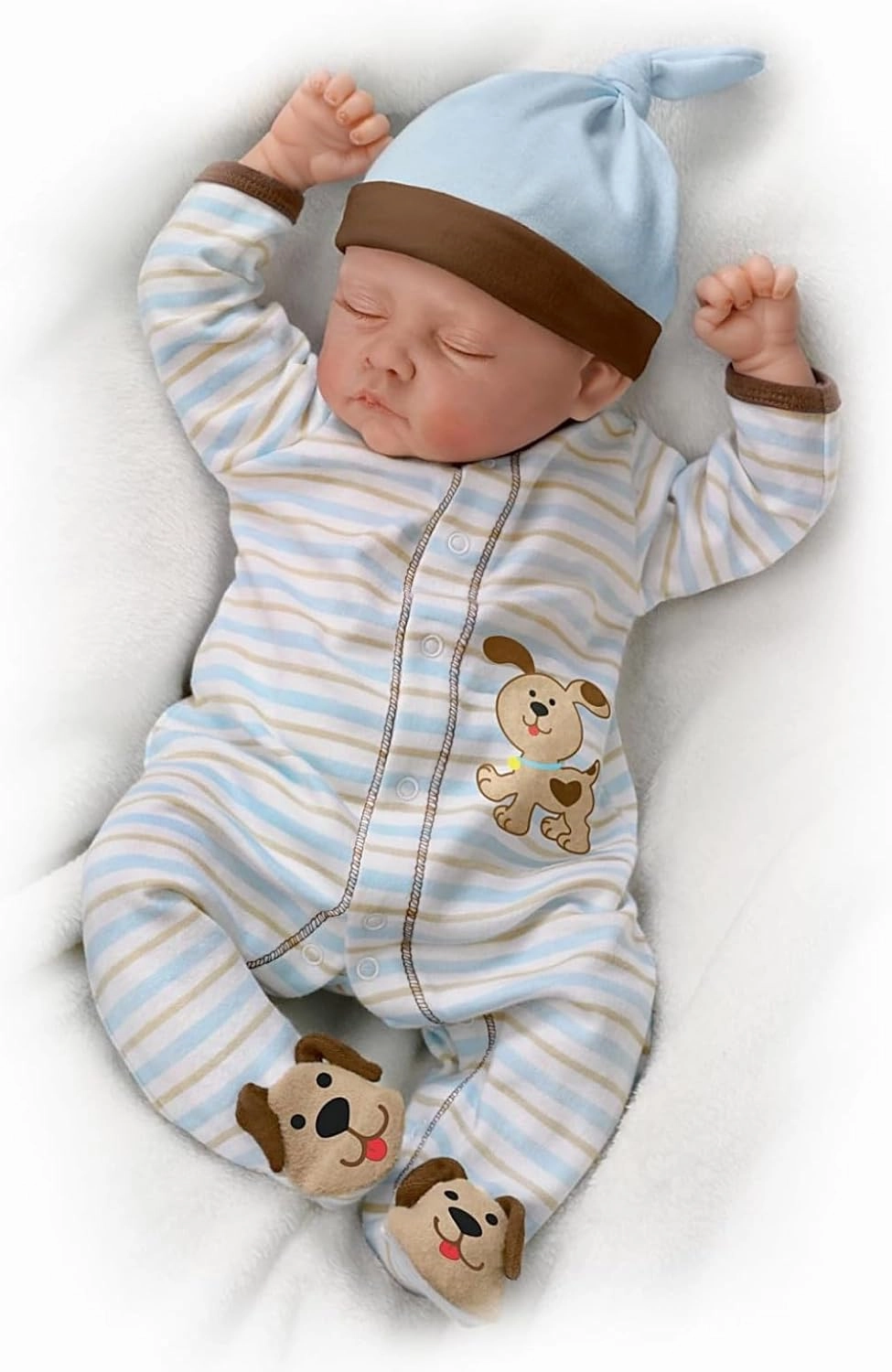 The Ashton-Drake Galleries Sweet Dreams, Danny Weighted Lifelike Baby Boy Doll