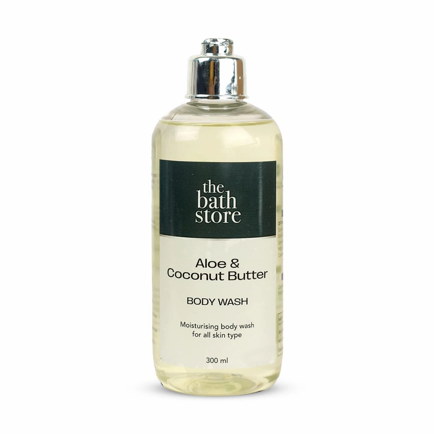 The Bath Store Aloe Coconut Shower Gel | Tan Removal | Shower Gel for Men & Women | for Summer | Cleanses Acne & Exfoliating | Long Lasting Fragrance - 300 M
