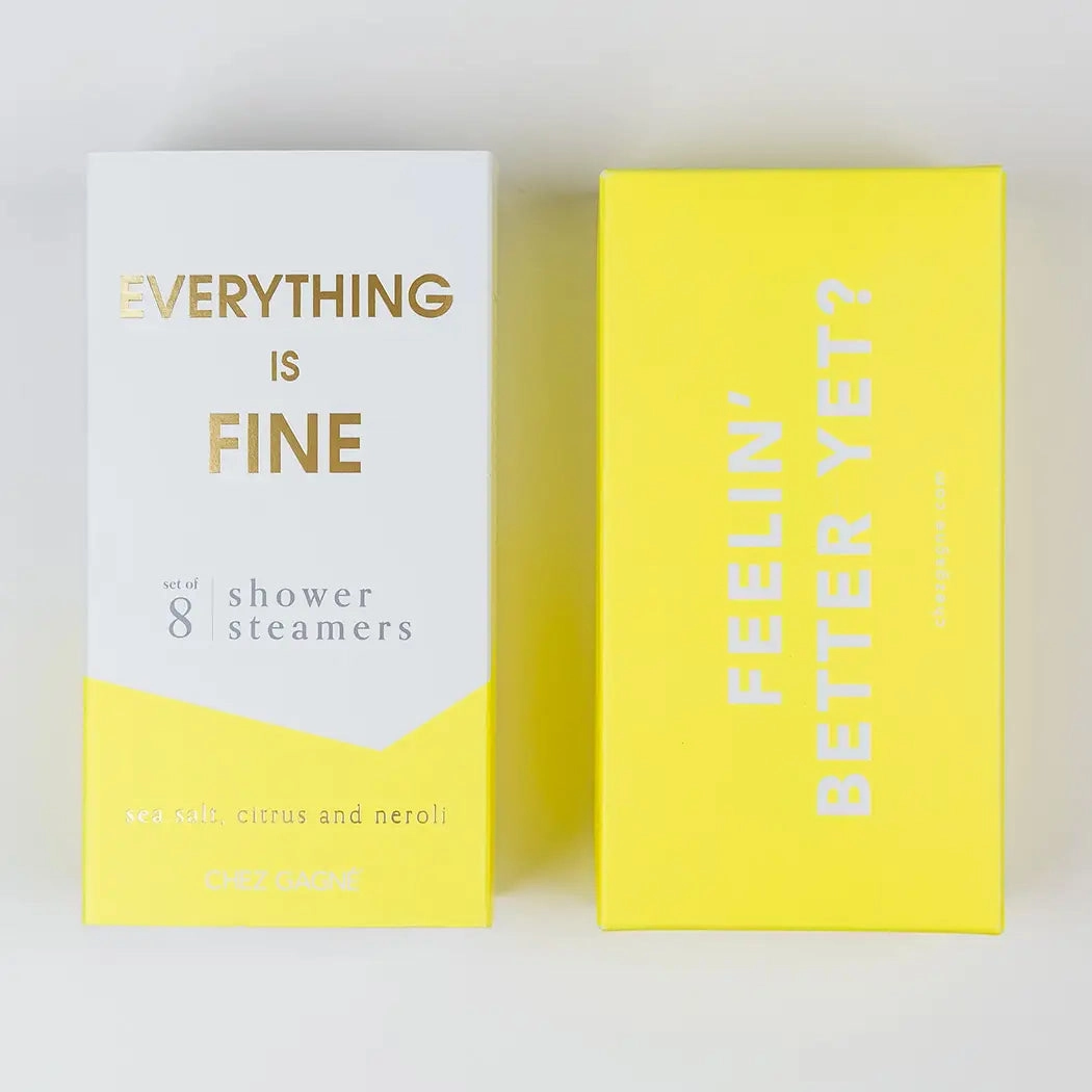 The Everything Is Fine Shower Steamers (set of 8)