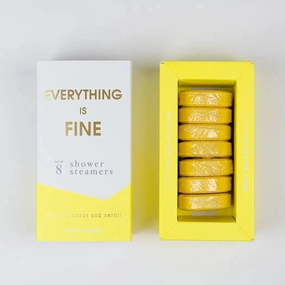The Everything Is Fine Shower Steamers (set of 8)