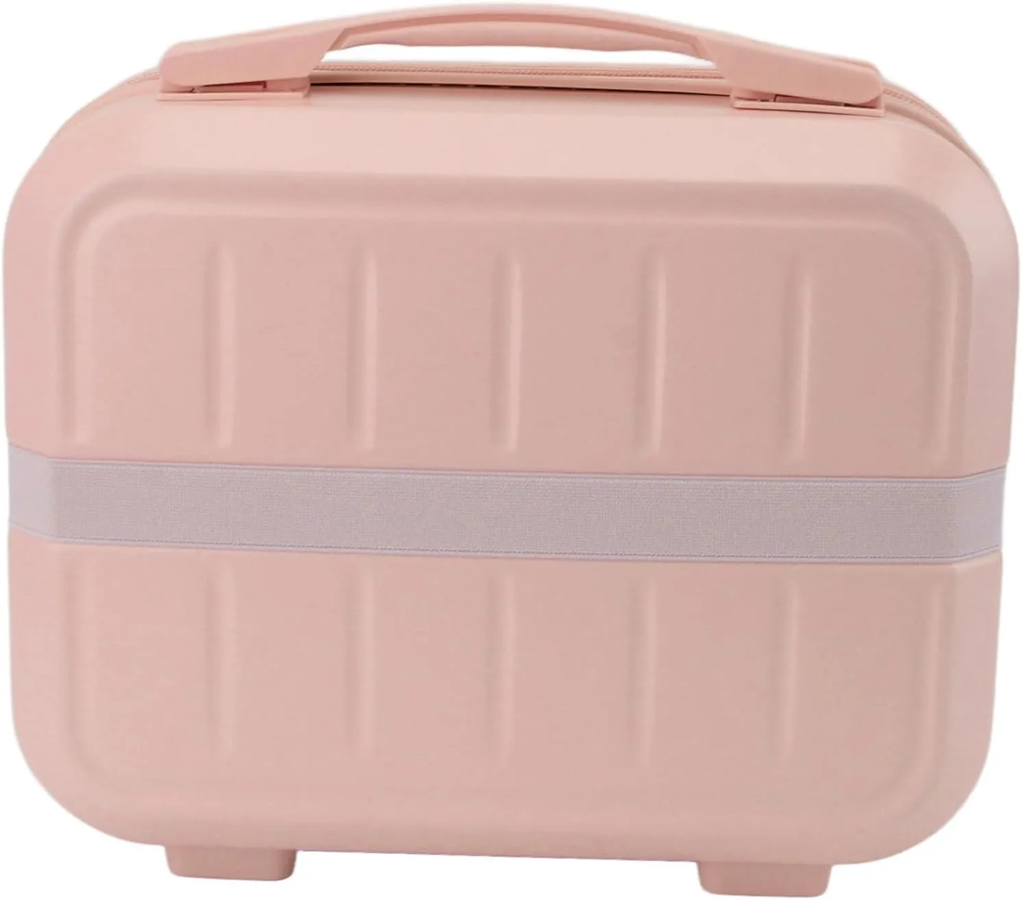 Travel Cosmetic Case, Fashionable 14in Cosmetic Bag for Travel (Pink)