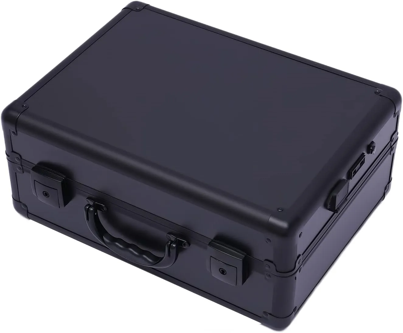Travel Makeup Case with Led Lighted Mirror Portable Makeup Train Case Large Makeup Organizer with Adjustable Dividers Makeup Box for Makeup Artist Makeup Tools (Black)