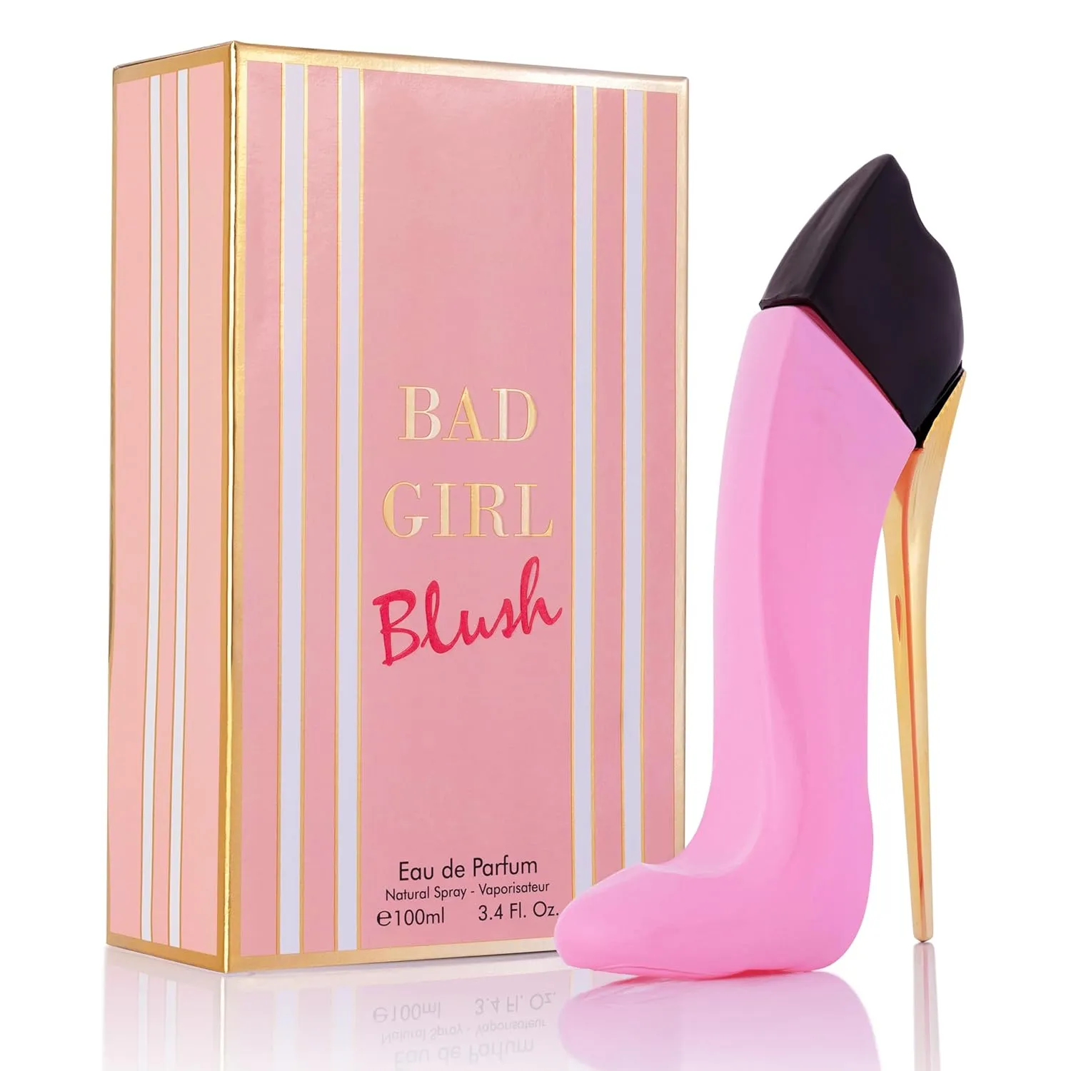 URBAN COLLECTION Bad Girl Blush for Women – Eau De Parfum 3.4 fl oz – Vegan, Cruelty-Free & Paraben-Free – Sweet Citrus Bergamot with Hints of Almond – Warm Vanilla & Peony – Elegant 100ml Bottle