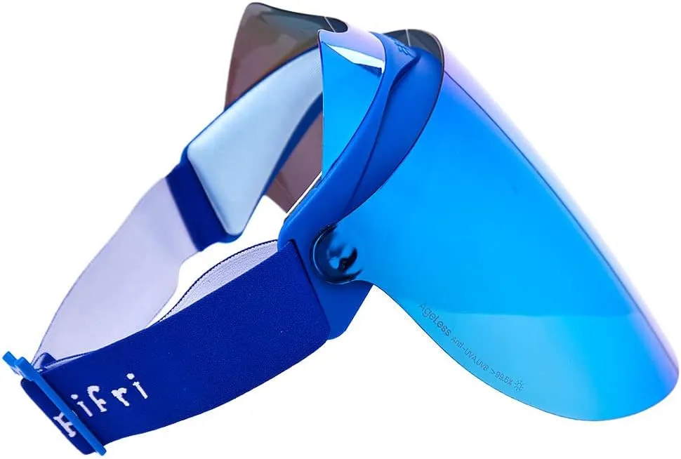 UV Protection Face Shield, Unisex Facial Sun Visor for Men Women Outdoors Sports Driving, UPF 70 ,100% UV400