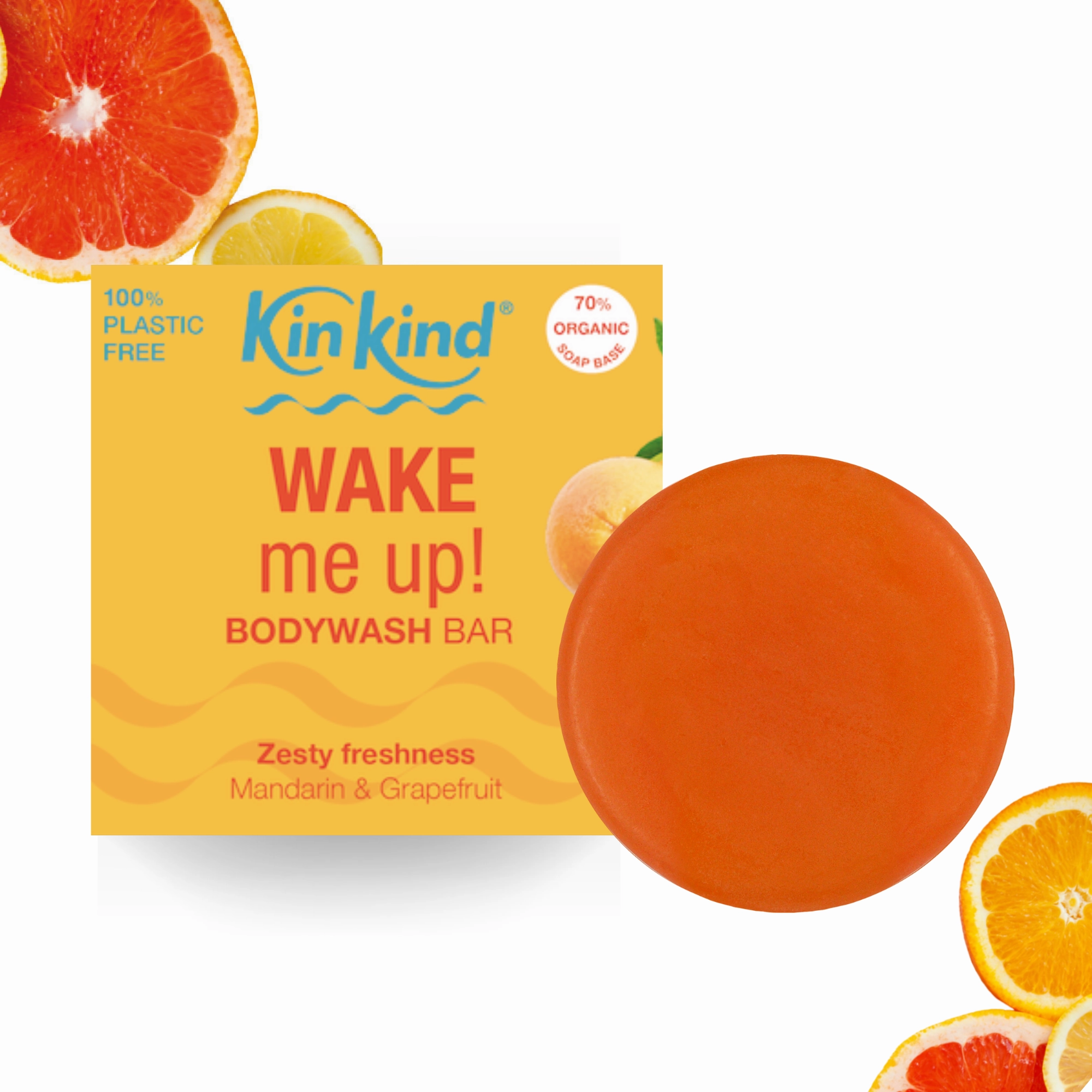 WAKE me up! BodyWash bar. Saves 1 plastic bottle!