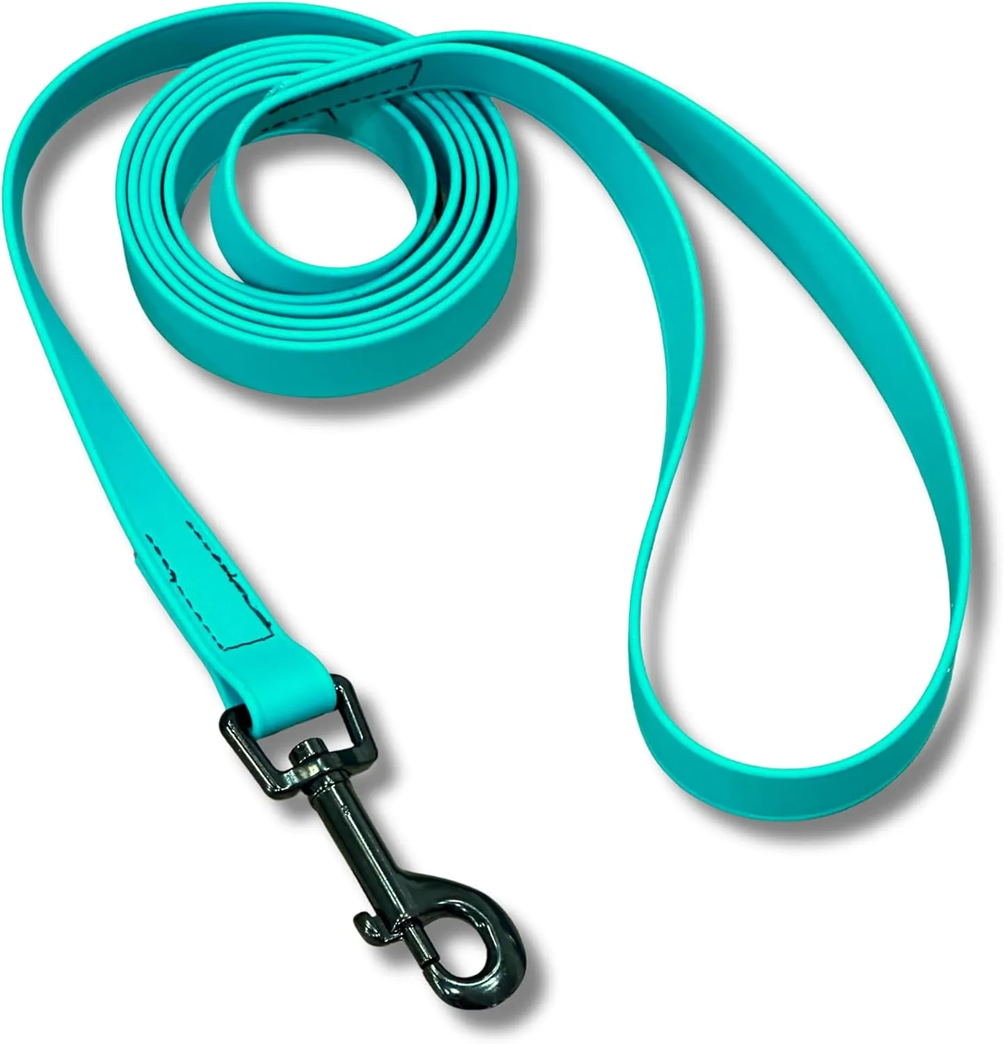 Waterproof Dog Leash/Lead - Stink-Proof Water-Proof Strong Biothane - 6 Ft - Hand Made in USA! (6', Red)
