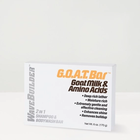 WaveBuilder G.O.A.T 2 In 1 Shampoo & Bodywash Bar 6oz
