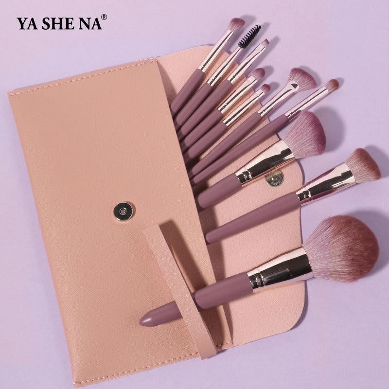 Wholesale 14pcs Wooden Handle Makeup Brush Set Beauty Tools MOQ≥3 JDC-MB-YSN005