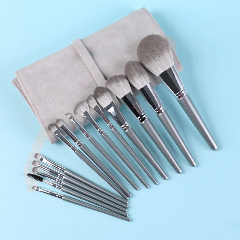 Wholesale 14pcs Wooden Handle Makeup Brush Set Beauty Tools MOQ≥3 JDC-MB-YSN005