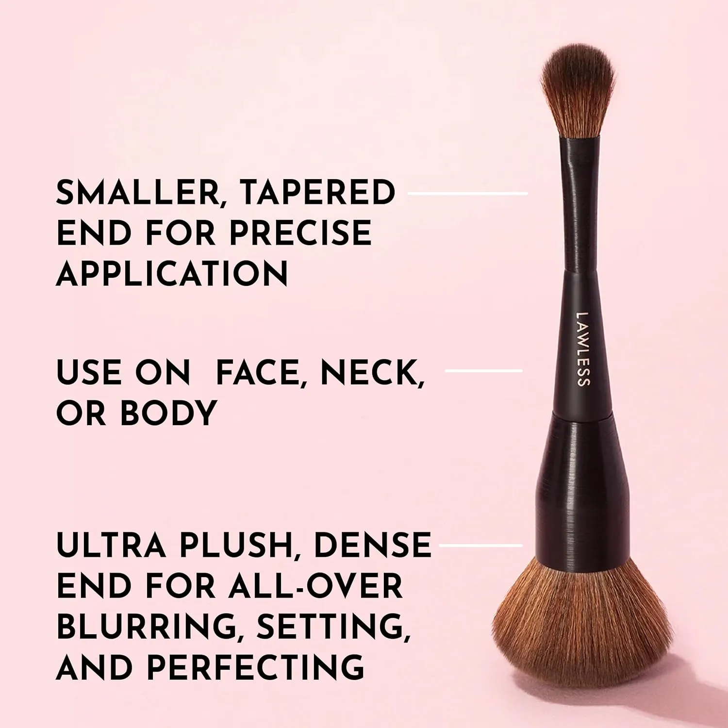 Women's Dual Ended Powder Brush, 1 Count