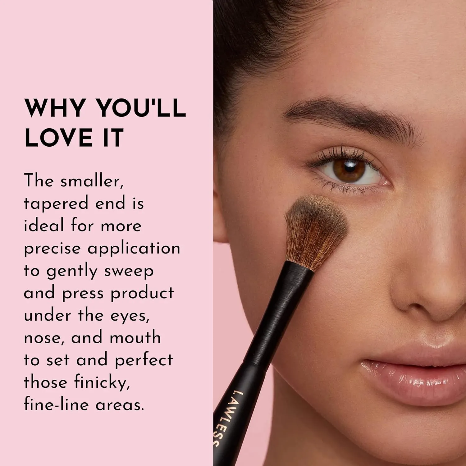 Women's Dual Ended Powder Brush, 1 Count