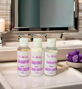 Womens Shampoo,Conditioner, & Hydrating bodywash sample set - 2oz each