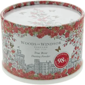 Woods of Windsor Rose Talcum Powder, Floral Dusting Powder with Body Puff, Scented Powder for Women to Help with Odor Control and Chafing, True Rose Scent